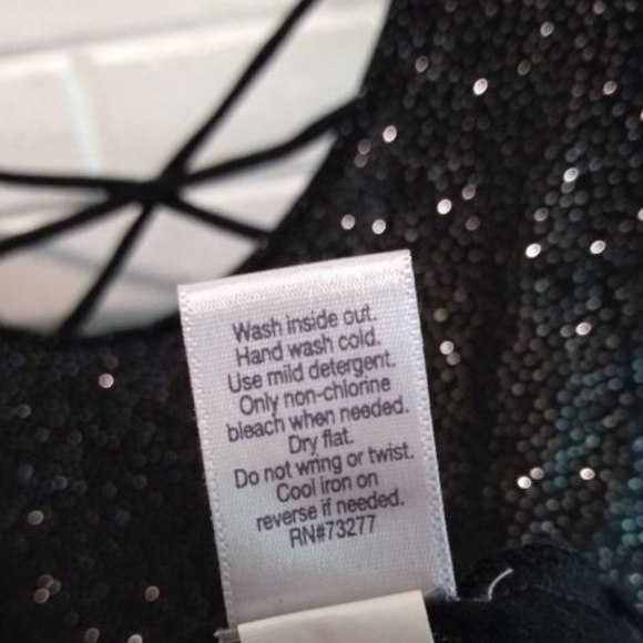 Jennifer Lopez Womens Size 0X Rayon Top Glitter - Picture 8 of 8